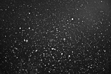 snow on a black background texture overlay bokeh highlights