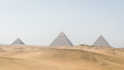 Fototapeta na wymiar The Great Pyramid of Giza, Giza, Egypt