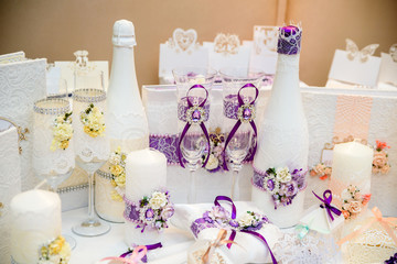 Wedding decor and decoration.