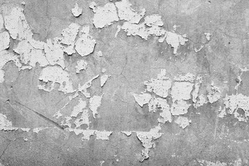 Obraz premium Wall fragment with scratches and cracks