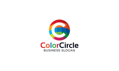 Colorful Letter C Logo