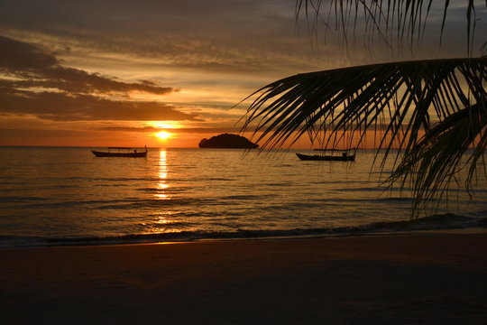  Sonnenuntergang in Kambodscha © Aleksandra