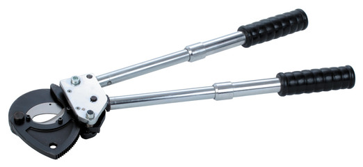 Sector cable cutter isolated on white background with clipping path