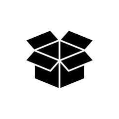 box icon over white background. vector illustration