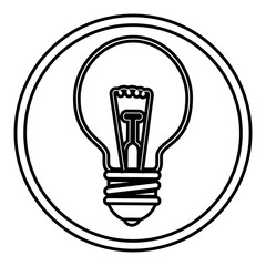 Big idea bulb symbol vector illustration design icon