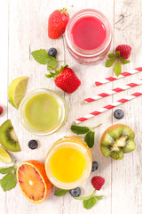 fresh juice mix fruit, smoothie