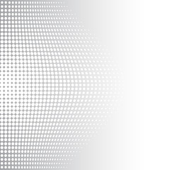 Grey and white halftone background