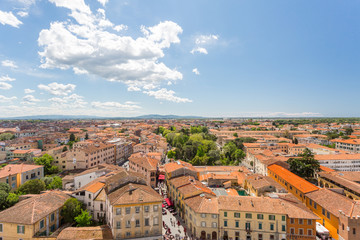 Obraz premium View from the Leaning Tower in Pisa