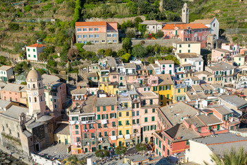 Colourful Vernazza in National park Cinque Terre, Liguria, Italy