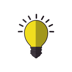 Big idea bulb symbol icon vector illustration graphic design