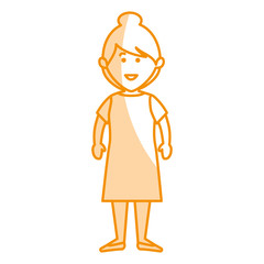 beautifull mother avatar character vector illustration design