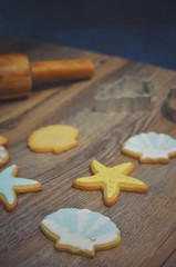 Fototapeta na wymiar How to make a cookies decorations 