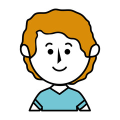 young father avatar character vector illustration design