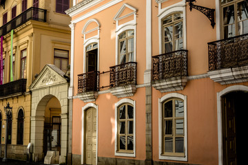 Fototapeta na wymiar Old house façade