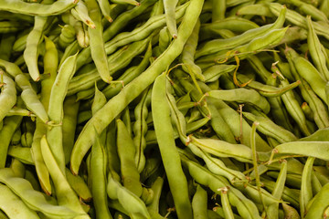 Green Beans at a Farmers Market