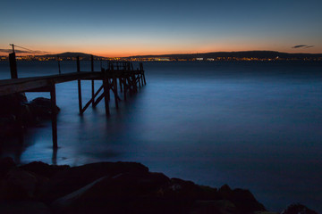 Fototapeta premium Moonlight Pier