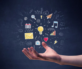 Hand holding applications