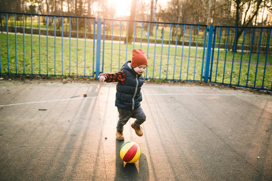 The Kid Plays Basketball