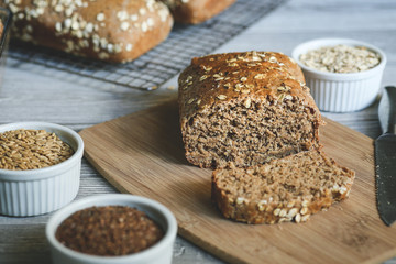 Homemade Whole Grain Honey Wheat Bread