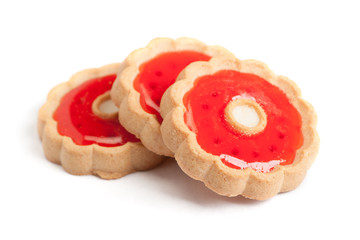 Cookies with red jam