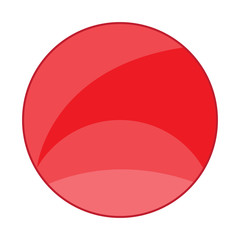 Isolated empty web button on a white background, Vector illustration