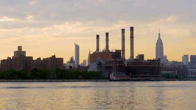 Natural Gas Power Plant in Manhattan New York City