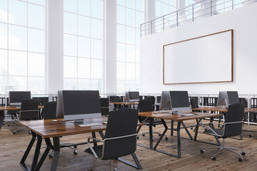 Open office with whiteboard