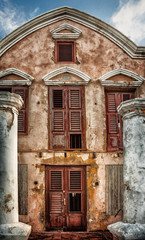 Fototapeta na wymiar Lost Places - Villa in Curacao / Caribbean