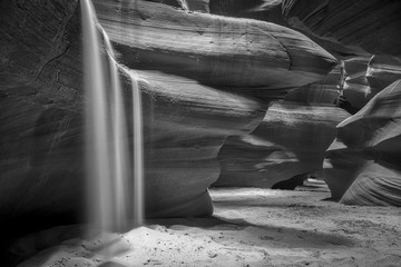 Slot Canyon Flowing Sand