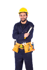 smiling young worker