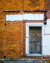 Brick Wall and Door in Tennessee