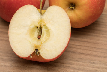 Apple close up macro