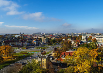 Poland, Swietokrzyskie Voivodeship, Kielce Cityscape
