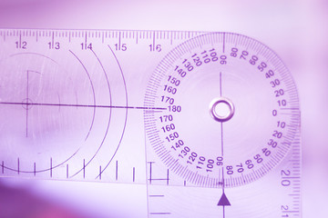 Naklejka premium Physical therapy goniometer