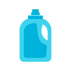Bottle of cleanser on white background , vector