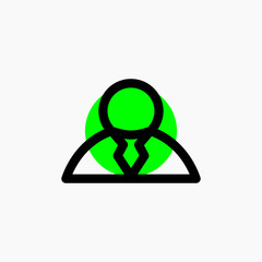technology icon logo green
