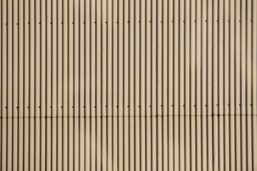 Ridged metal exterior