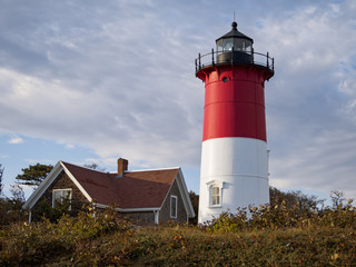 Nauset Light lighthouse a Cape Cod landmark Eastham Massachusetts