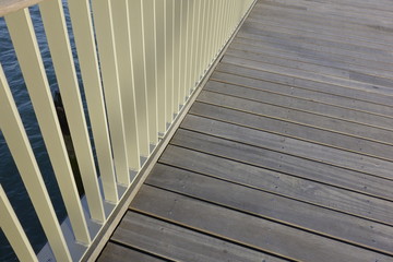 Fototapeta premium Waterside walkway.