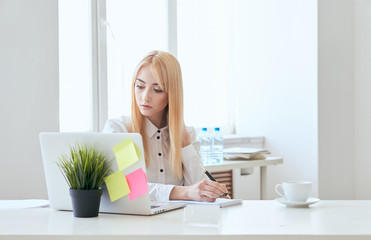 business, lady, shirt, laptop, bank with water