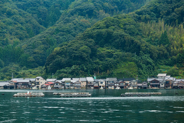Fototapeta premium Japanese old town, Ine-cho in Kyoto of Japan