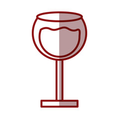 wine cup isolated icon vector illustration design