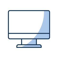 monitor computer isolated icon vector illustration design