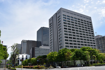 官公庁のビル街