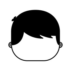 cute little boy character vector illustration design