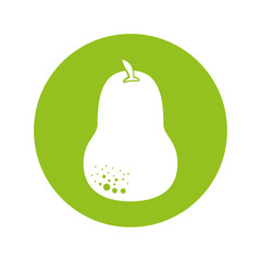 pear fresh fruit isolated icon vector illustration design