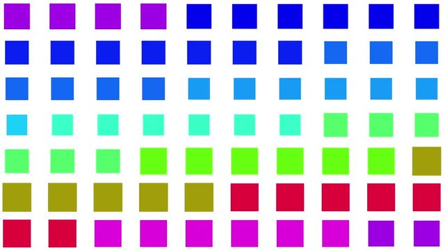 4k vj color square neon light array matrix scan background&cube grid big data database geometry modern shape backdrop.
