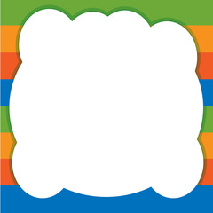 Colored background with cloud. vectore backgroud