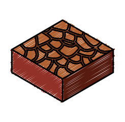 infertile terrain isometric icon vector illustration design