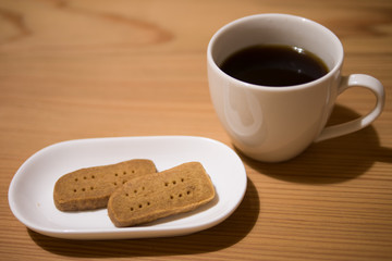 hand made cookies and coffee